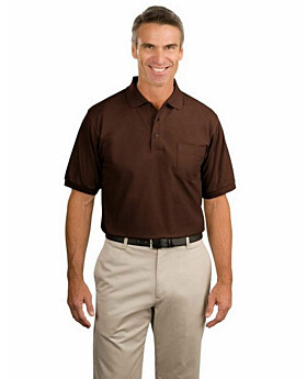Port Authority TLK500P Tall Silk Touch Polo with Pocket