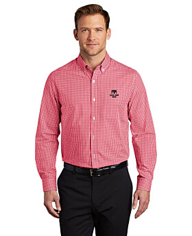 Port Authority W644 Broadcloth Gingham Easy Care Shirt