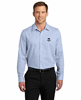 Port Authority W645 Pincheck Easy Care Shirt