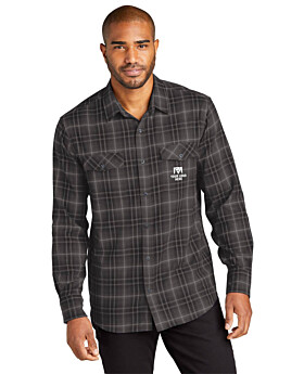 Port Authority W672 Long Sleeve Ombre Plaid Shirt