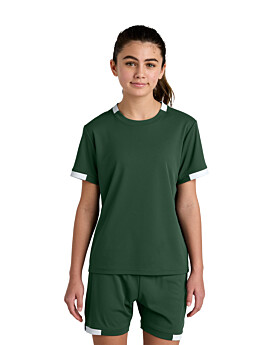 Sport-Tek YST440 Youth Club Short Sleeve Crew