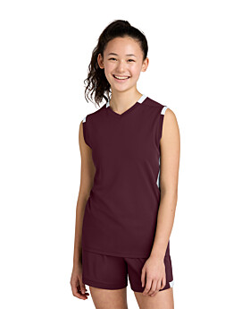 Sport-Tek YST441 Youth Club Sleeveless V-Neck