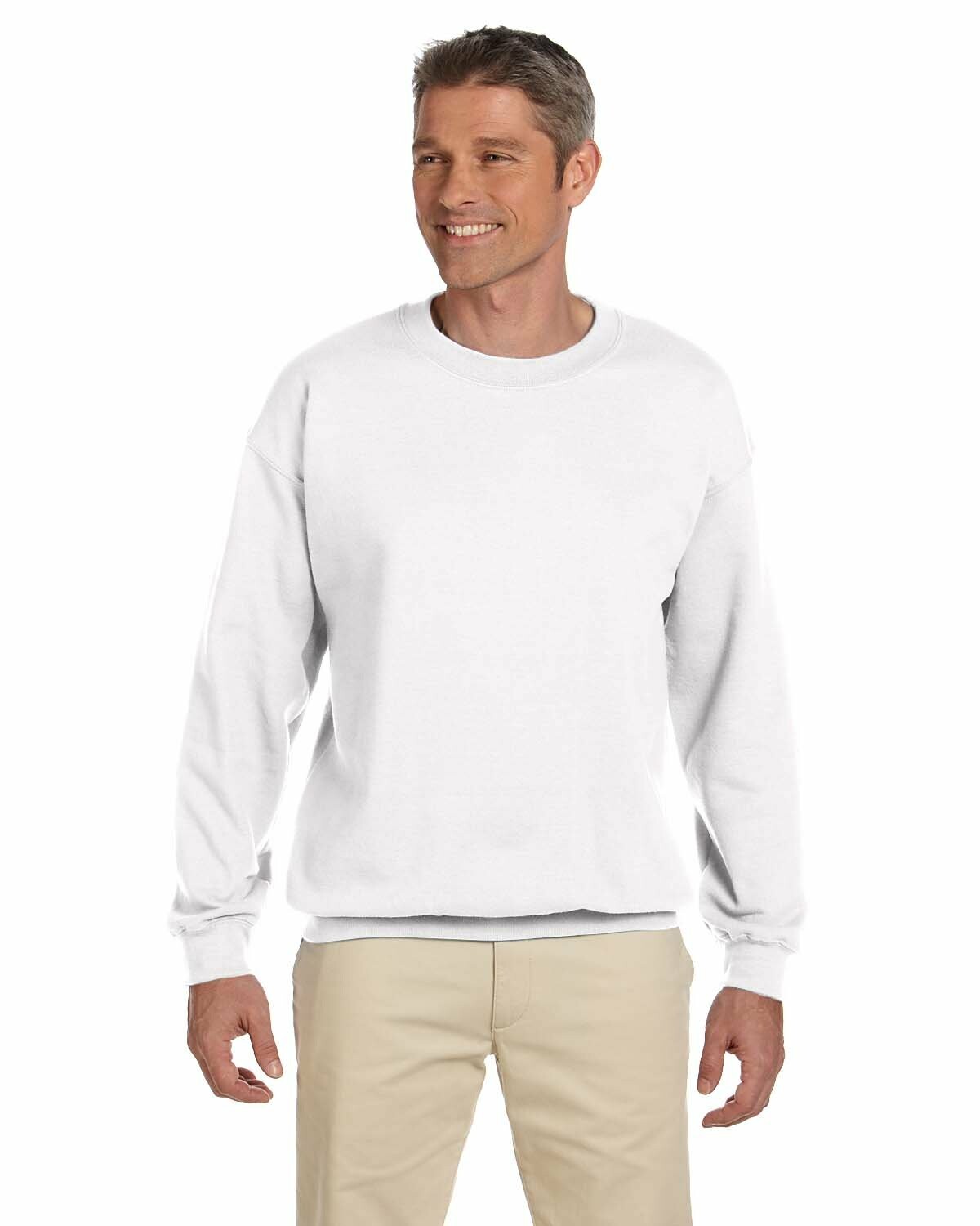 Gildan G180 Mens Heavy Blend 50 50 Fleece Crew Buy Blank or Print Logo