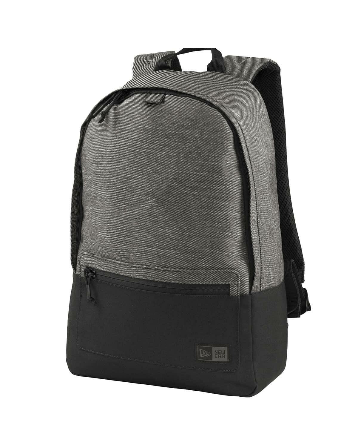 New Era NEB201 Legacy Backpack Black Twill Heather Black