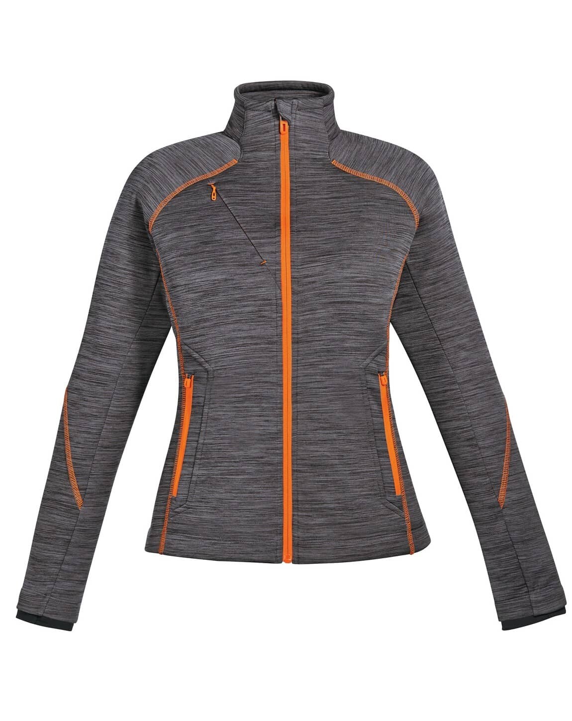 North End Sport Red 78697 Ladies Flux Melange Bonded Fleece Jacket