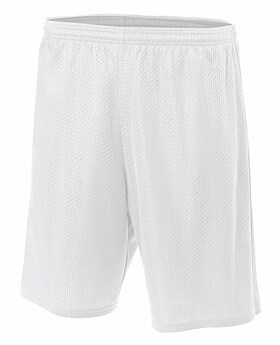 A4 N5296 Lined 9 Inch Inseam Tricot Mesh Shorts