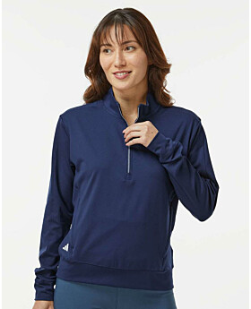 Adidas Golf A1002 Women Ultimate365 Textured Quarter-Zip Pullover