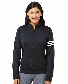 Adidas Golf A191 Women 3-Stripes French Terry Full-Zip Jacket