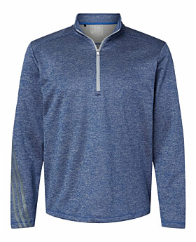 Adidas Golf A284 Brushed Terry Heathered Quarter-Zip Pullover