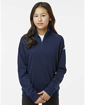 Adidas Golf A4001 Youth Quarter-Zip Pullover