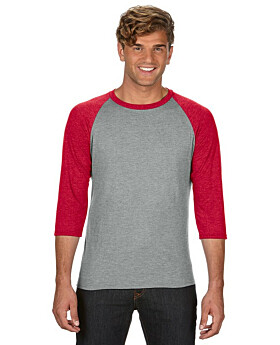 Anvil 6755 Triblend 3/4-Sleeve Raglan T-Shirt