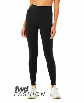 Bella + Canvas 813 FWD Fashion Ladies High Waist Fitness Leggings