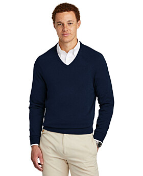 Brooks Brothers BB18400 Cotton Stretch V-Neck Sweater