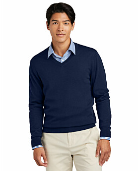 Brooks Brothers BB18410 Washable Merino V-Neck Sweater