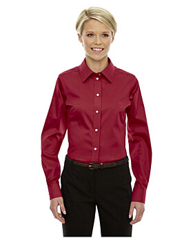 Devon & Jones DG530W Ladies Crown Collection Solid Stretch Twill Shirt