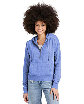 District DT1311  Women's Perfect Tri Fleece 1/2-Zip Pullover