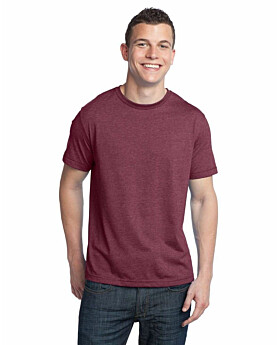 District DT142 Young Mens Tri-Blend Crew Neck Tee