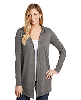 District DT156 Womens Perfect Tri Hooded Cardigan