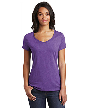 District DT6503 Womens Very Important Tee V-Neck