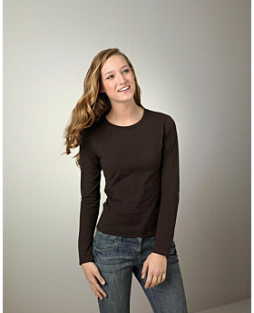 Gildan G644L Softstyle Ladies Junior Fit Long-Sleeve T-Shirt