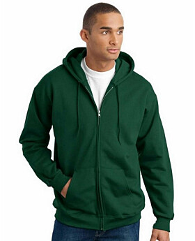 Hanes F283 Ultimate Cotton Full-Zip Hooded Sweatshirt