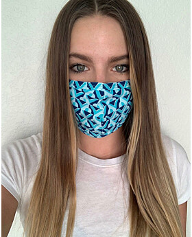 Helen Jon HJAC0806 2-Ply Reusable USA-Made Fashion Face Mask