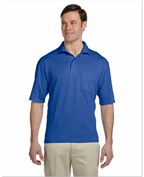 Jerzees 436P 50/50 Jersey Pocket Polo with SpotShield