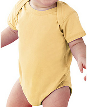 LAT 4424 Infant Fine Jersey Lap Shoulder Creeper