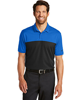 Nike Golf 881655 Mens Dri Fit Color block Micro Pique Polo Shirt