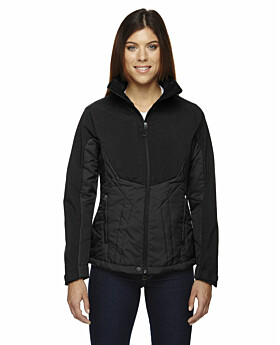 North End 78679 Ladies Innovate Insulated Hybrid Soft Shell Jacket