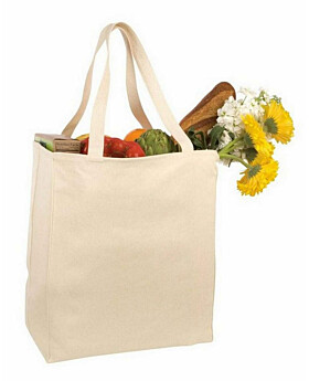 Port Authority B110 Port & Company Over the Shoulder Grocery Tote