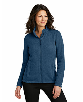 Port Authority L428 Ladies Arc Sweater Fleece Jacket