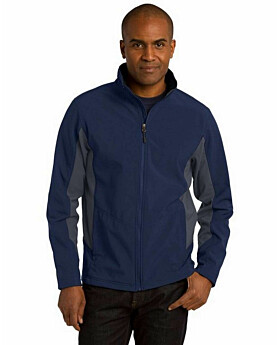 Port Authority TLJ318 Tall Core Colorblock Soft Shell Jacket