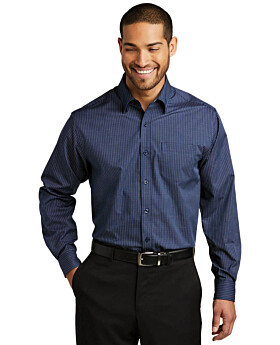 Port Authority W643 Mens Micro Tattersall Easy Care Shirt