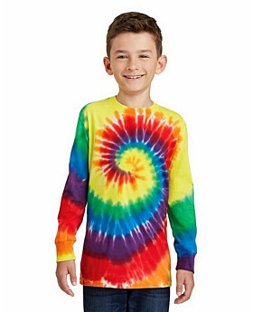 Port & Company PC147YLS Youth Essential Tie-Dye Long Sleeve Tee