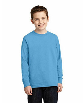 Port & Company PC54YLS Youth Long Sleeve 100% Cotton T-Shirt
