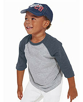 Rabbit Skins RS3330 Toddler Vintage Fine Jersey Baseball T-Shirt