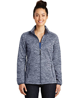 Sport-Tek LST30 Ladies Posi Charge Electric Heather Soft Shell Jacket