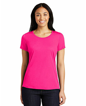 Sport-Tek LST450 Ladies Posi Charge Competitor Cotton Touch Scoop Neck T-Shirt