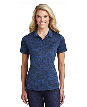 Sport-Tek LST590 Ladies Posi Charge Electric Heather Polo Shirt