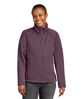 The North Face NF0A88D4 Ladies Chest Logo Ridgewall Soft Shell Jacket