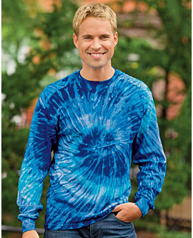 Tie-Dye CD2000 100% Cotton Long-Sleeve Tie-Dyed T-Shirt