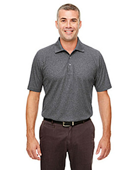 Ultraclub UC100 Mens Heathered Pique Polo