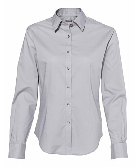 Van Heusen 13V5053 Women Cotton/Poly Solid Point Collar Shirt