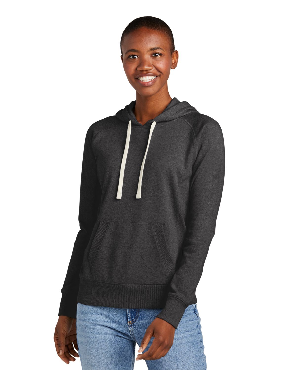 Size Chart for District DT8101 Women's Re-Fleece Hoodie - A2ZClothing.com