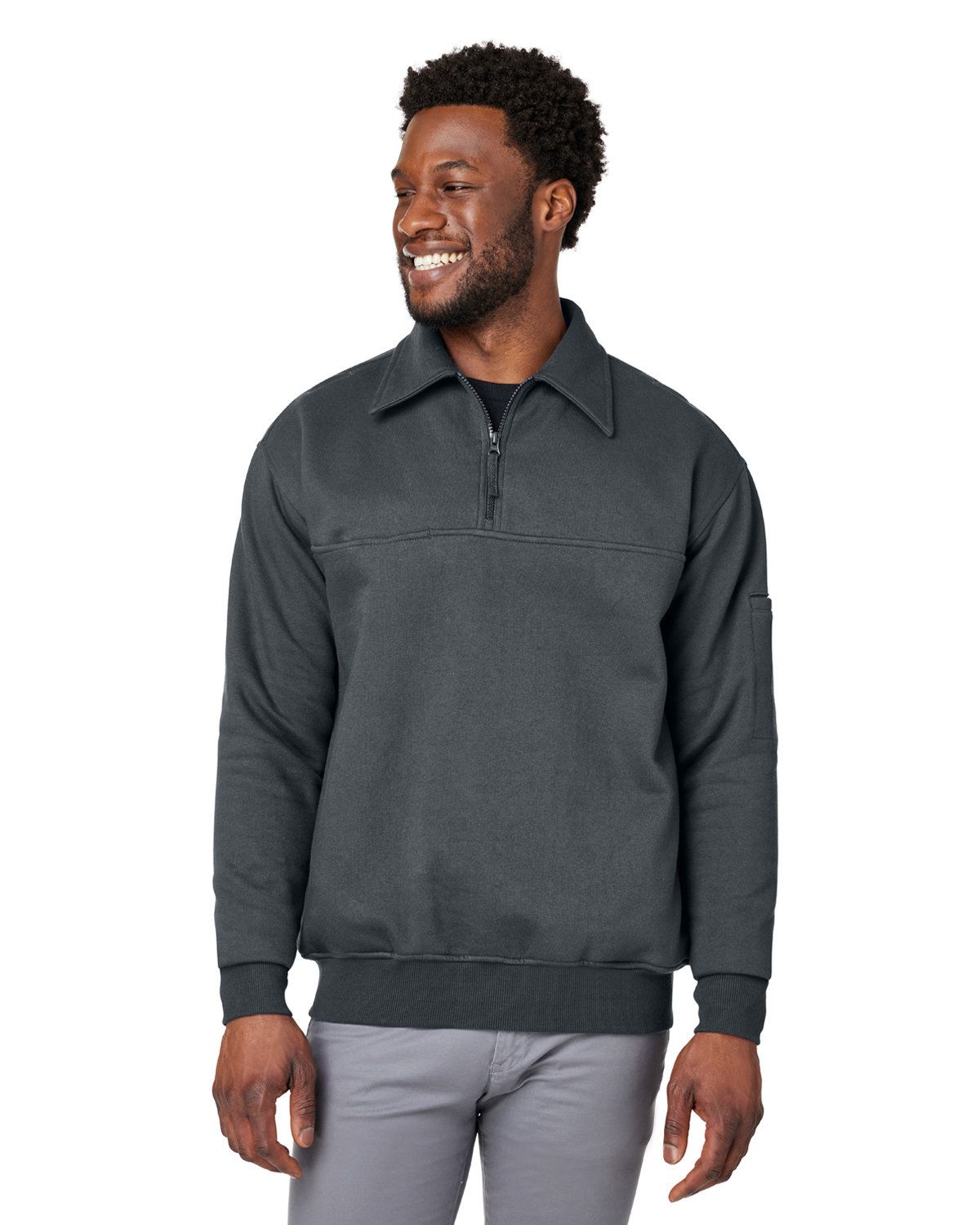 Size Chart for Harriton M712 Unisex ClimaBloc Heavyweight Quarter-Zip ...