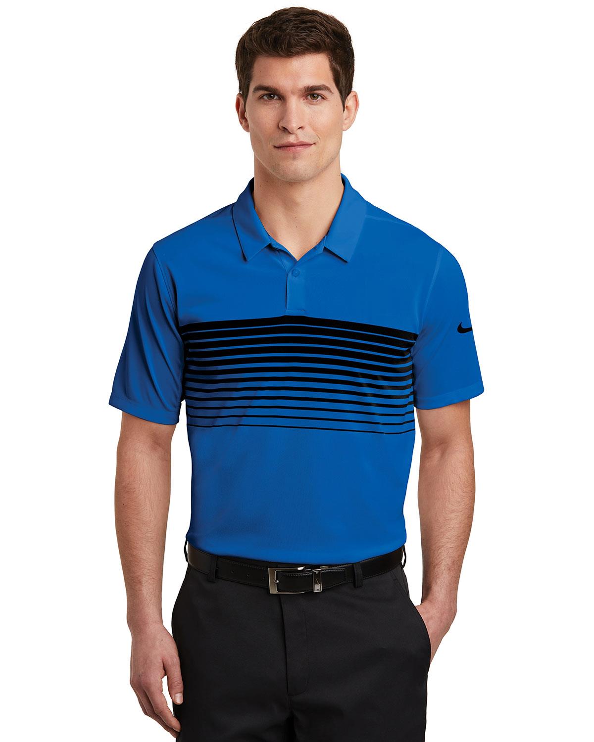 Size Chart for Nike Golf NKAA1855 Men Nike DriFIT Chest Stripe Polo