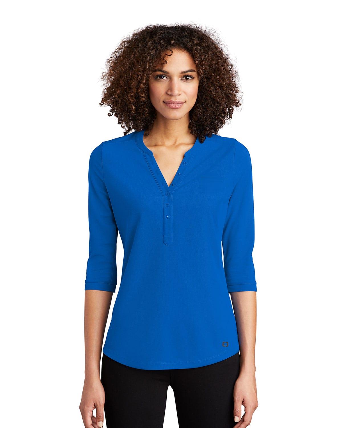 Size Chart for OGIO LOG104 Ladies Jewel Henley