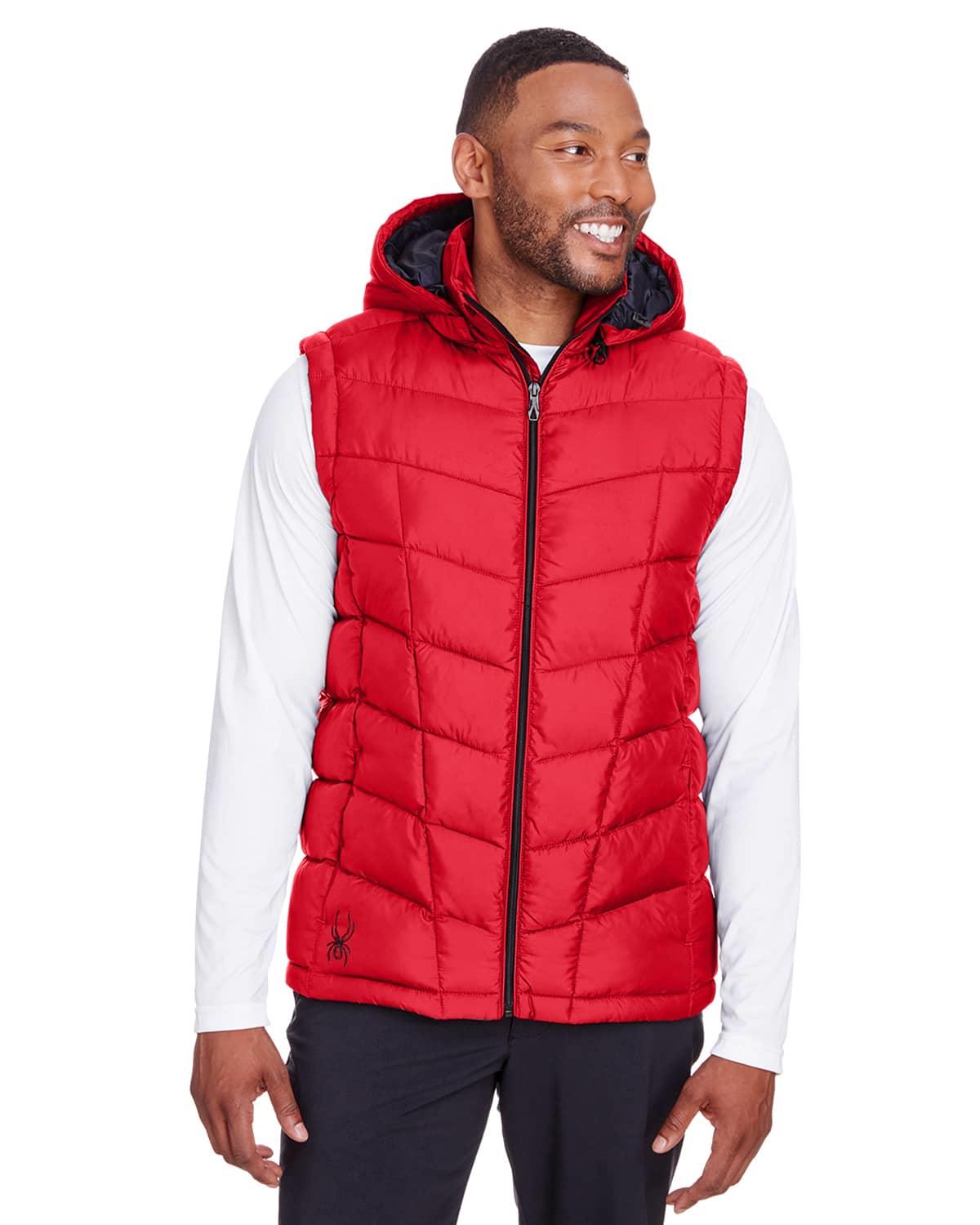 Size Chart for Spyder S16642 Mens Pelmo Puffer Vest 