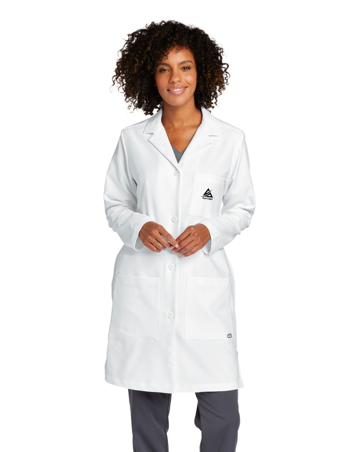 Size Chart for WonderWink WW4172 Womens Long Lab Coat - A2ZClothing.com